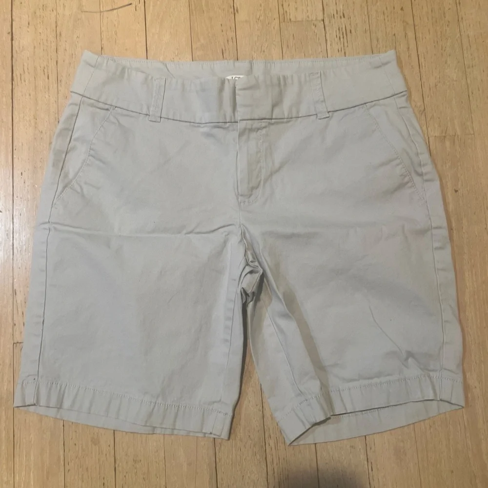 J. Crew Women's Size 6 Light Gray Cotton Stretch Chino 5